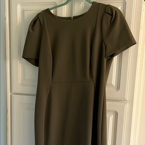 Calvin Klein Elegant Olive Midi Dress